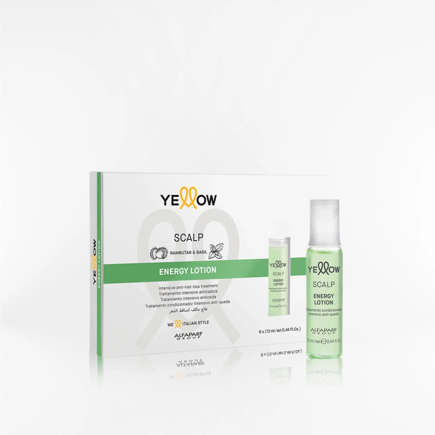 Ampollas Yellow Scalp Energy Lotion x6