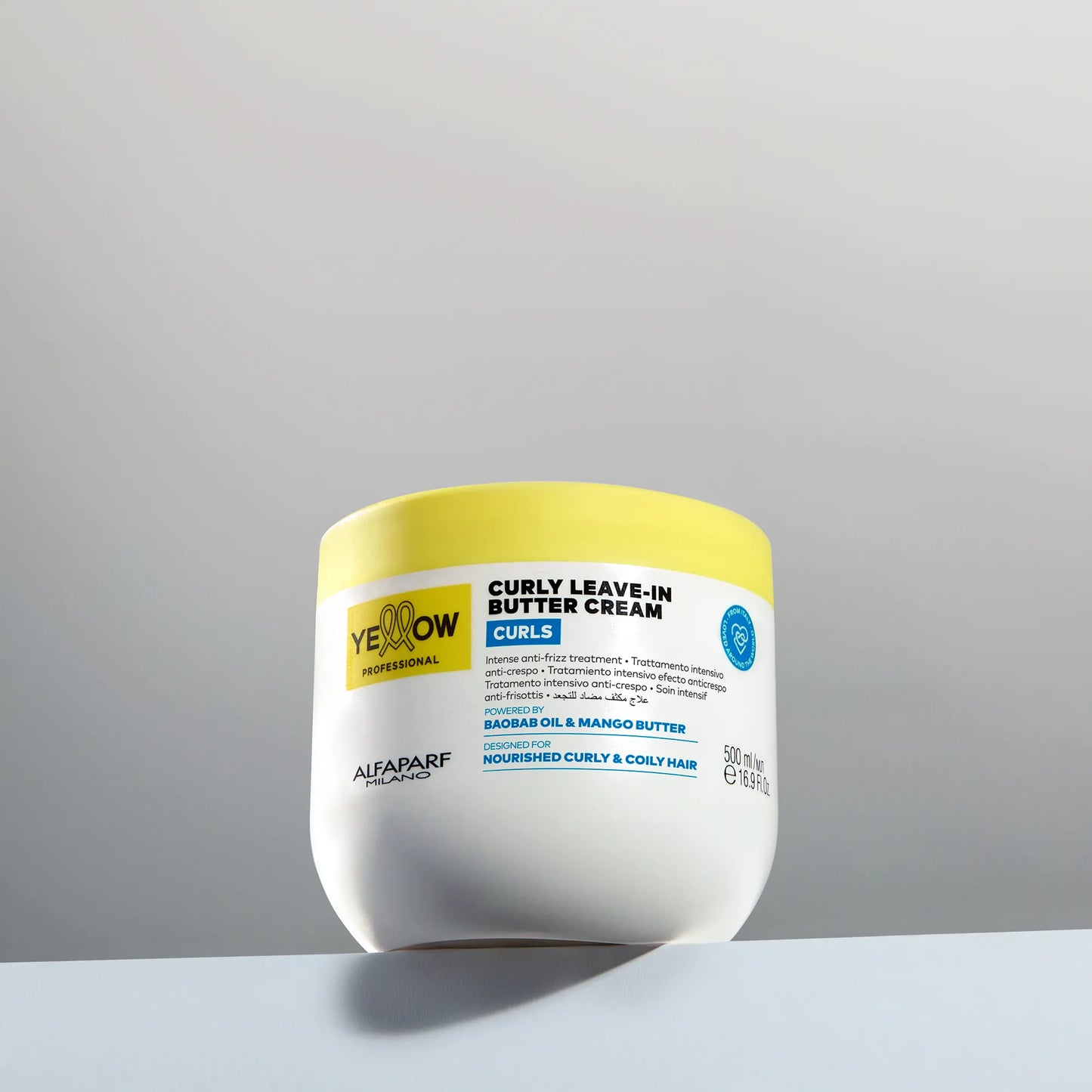 CURLY LEAVE IN BUTTER CREAM 500ML YELLOW