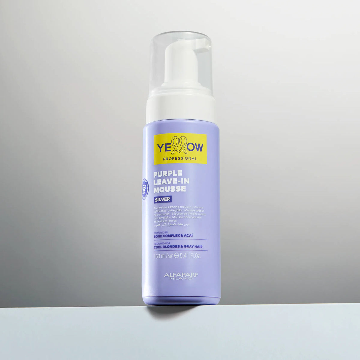 Men's Mousse Leave In LEAVE IN MOUSSE SILVER 160ML YELLOW – mundocapilar