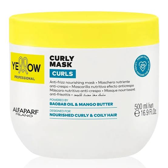Mask curls yellow alfaparf 500ml
