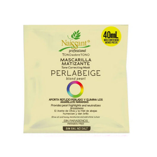 Naissant Mascarilla perla beige sachet