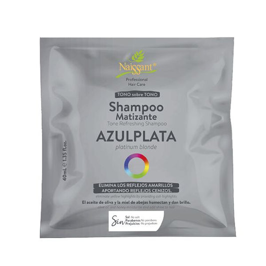 Naissant Shampoo azul plata sachet